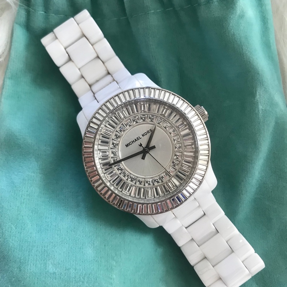 White Michael Kors watch